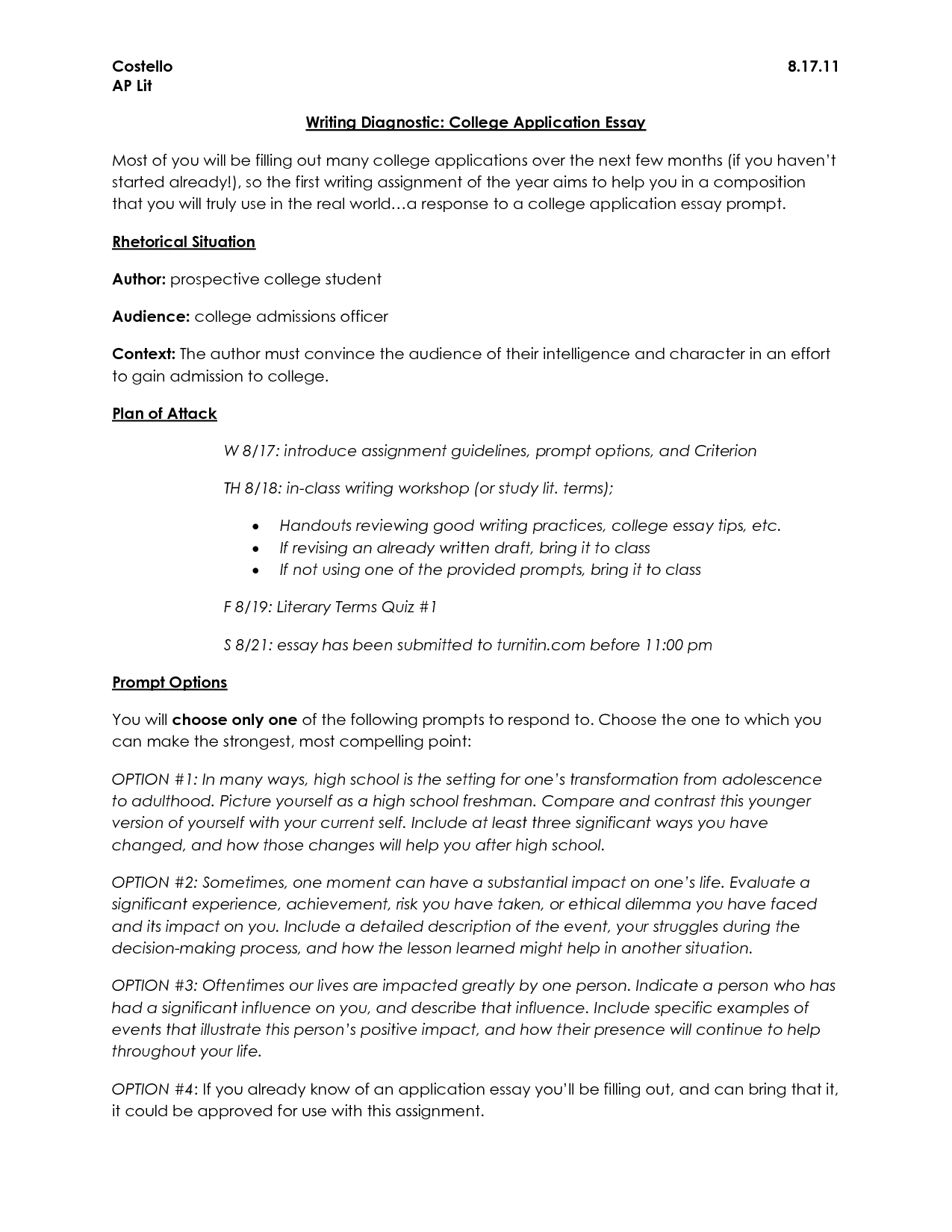 Bowdoin College Admissions Essay Template